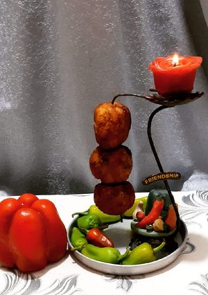 A picture of African Kabab🍢.