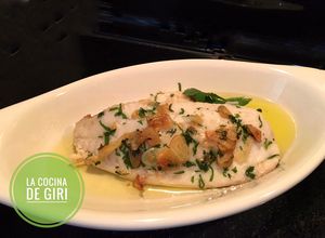 Una foto de Filete de Pescado Al Olio#lacocinadegiri