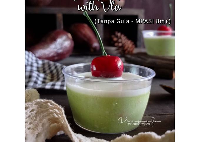 Cara bikin Pudding Jagung Alpukat with Vla (MPASI 8m+) Cara bikin Pudding Jagung Alpukat with Vla (MPASI 8m+)