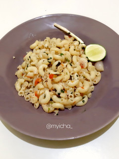 Foto resep Makaroni Basil - Aglio Olio