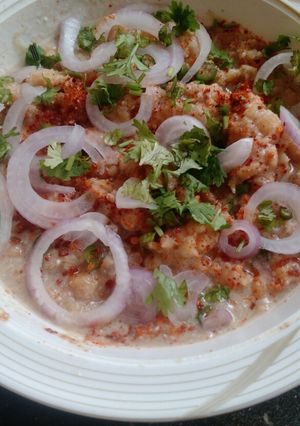 A picture of Chana chaat.