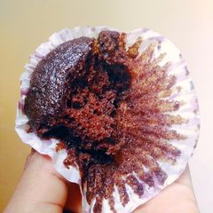 A picture of Moist oil based chocolate cake.