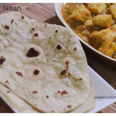 A picture of Butter Naan on tawa.