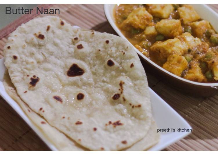 Recipe of Favorite Butter Naan on tawa