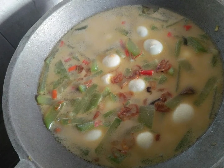 Easy Steps to Prepare Recipes Lodeh labu siam telur puyuh simpel the Delicious So Delicious.