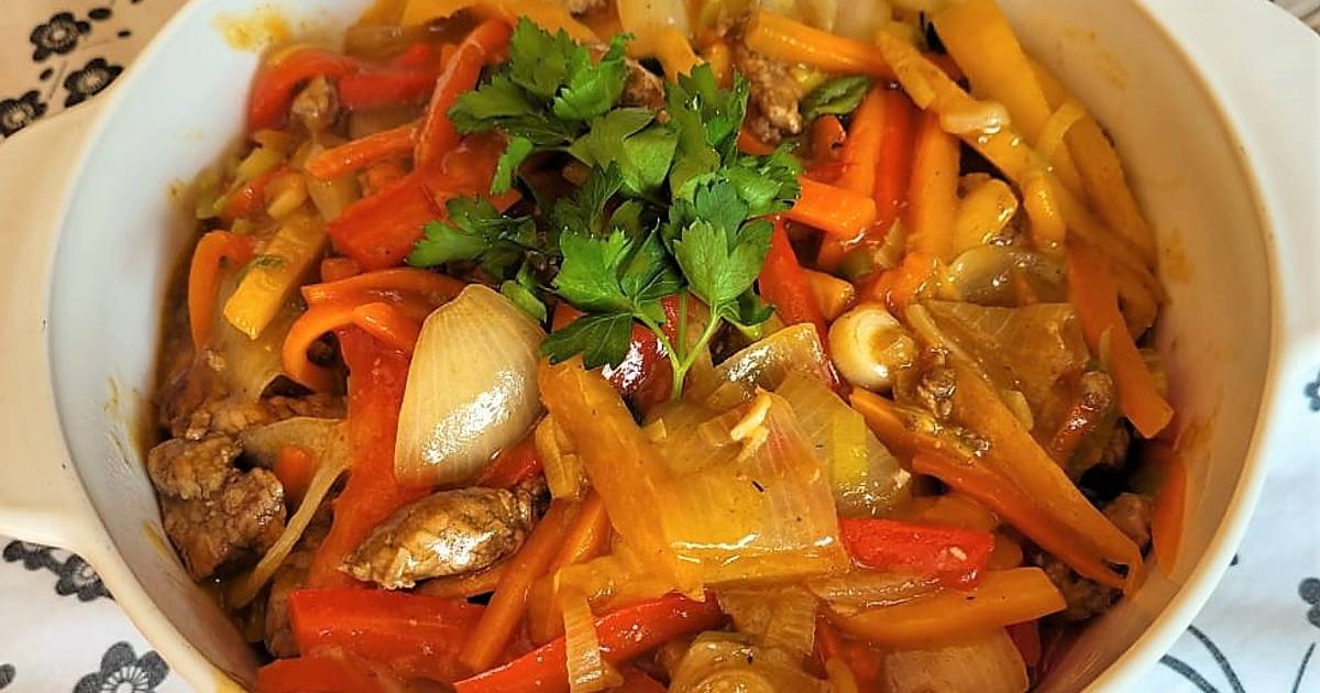 Chop Suey de cerdo Receta de Gastón Tannuré Cookpad
