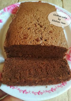 Foto resep Chiffon cake cokelat
