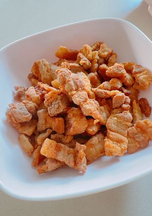 A picture of Grandma’s Crispy Salted Pork ✨.