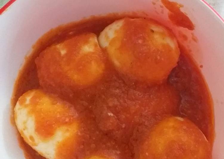 Resep Telur Balado Setengah Mateng Anti Gagal