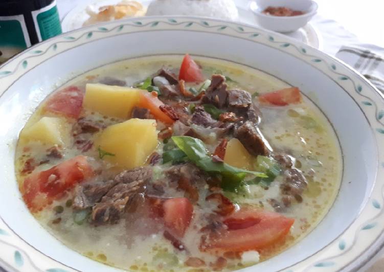 Soto Daging sederhana