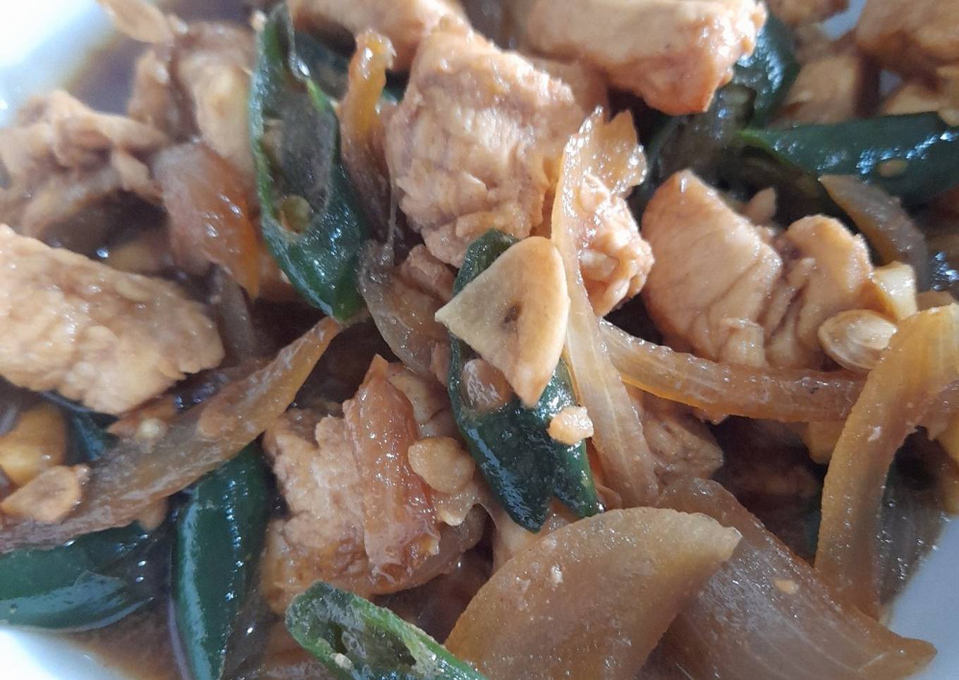 Ayam Teriyaki cabe ijo