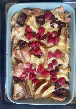 Una foto de Pudding de pan