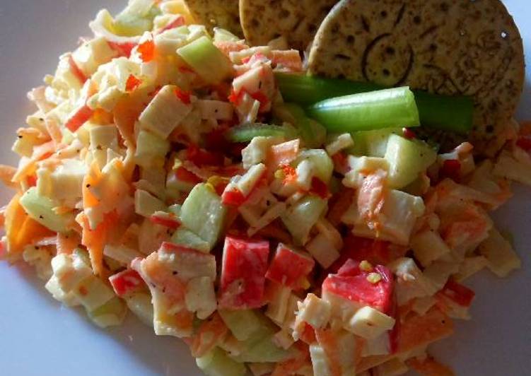 Ensalada de Surimi Receta de Pumpkin Cookpad