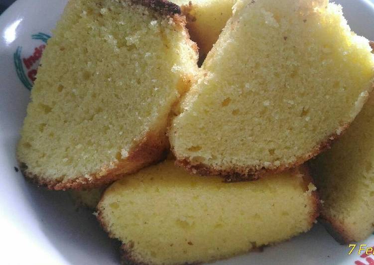 Butter cake/bolu mentega enak lembut &amp; mudah