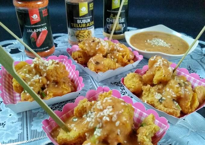 Ini dia! Bagaimana cara memasak Ayam Popcorn Saus Telur Asin yang lezat