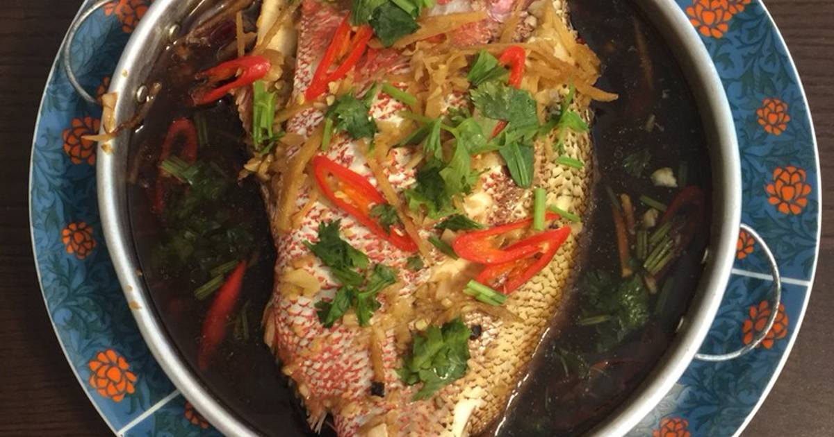 Steam garlic ginger fish Recipe by Lata Lee Cookpad