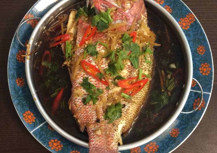 Easiest Way to Make Homemade Steam garlic ginger fish