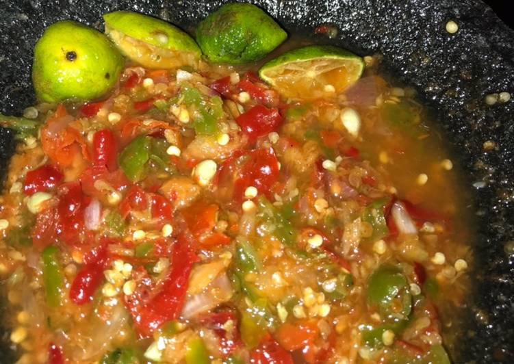 Resep Sambal pecak jahe, Lezat Sekali