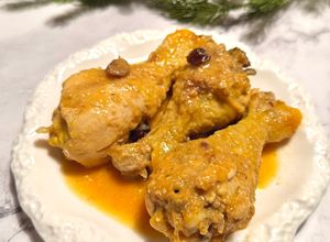 Foto principal de Jamoncitos de pollo a la naranja con pasas - Adviento Navidad Cookpad