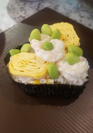 Foto resep Heart Sushi Cake