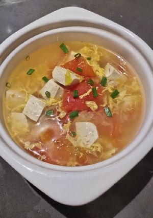A picture of Tofu Soup.