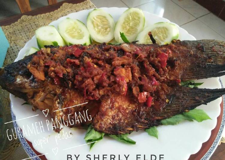 Bumbu memasak Gurameh panggang super pedas yang Bisa Manjain Lidah