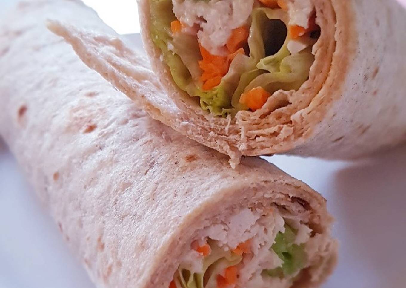 Easy Chicken Mayo Wraps 🌯🌯