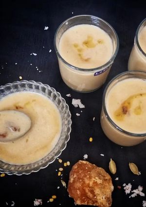 A picture of Coconut Milk Payasam.