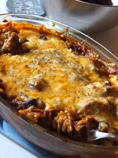 Φωτογραφία της συνταγής Γιουβέτσι μοσχαράκι με κριθαράκι και 3 τυριά