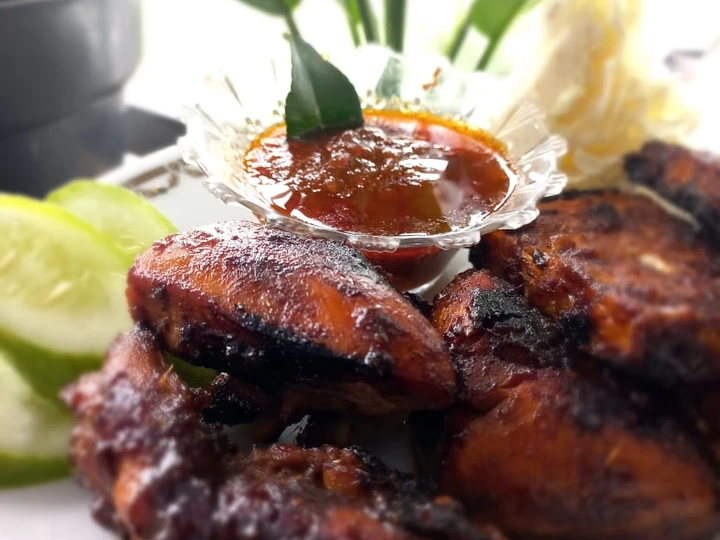 Cara Gampang Membuat Resep Ayam bakar rumahan (menggunakan teflon) yang Lezat Anti Ribet, Lezat