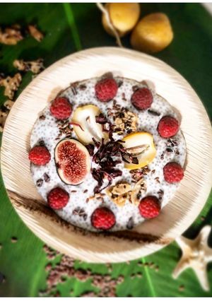 Une photo de Chia pudding à ma façon !