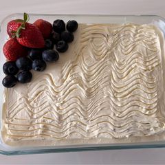 A picture of Strawberry Lemon Waffle Trifle.