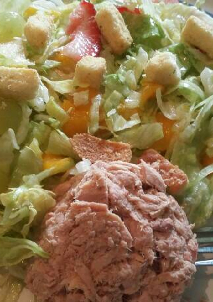 Una foto de Ensalada frutal!