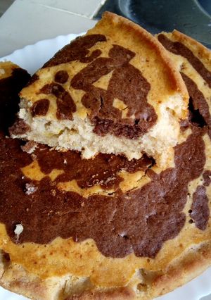 A picture of Banana marble cake #festivecontestKakamega #Author marathon.