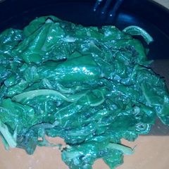A picture of Curry spinach.