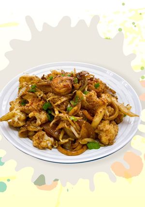 Hình của món Mì udon xào.