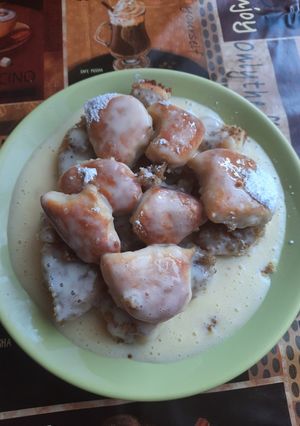 Aranygaluska vaniliasodóval recept fotója