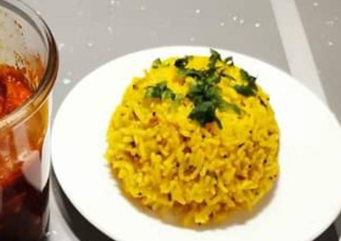 Steamed rice Recipe by Sneha Patel - Cookpad