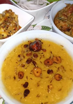 A picture of Moong tarka dal dhaba style💕مونگ تڑکہ دال ڈھابہ اسٹاٸل💕.