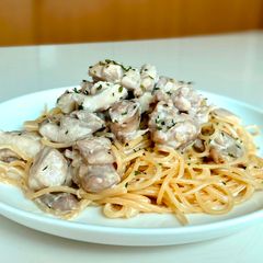 A picture of One Pot Creamy Chicken Pasta.