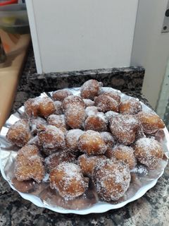 Una foto de Buñuelos de manzana