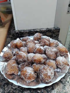 Una foto de Buñuelos de manzana