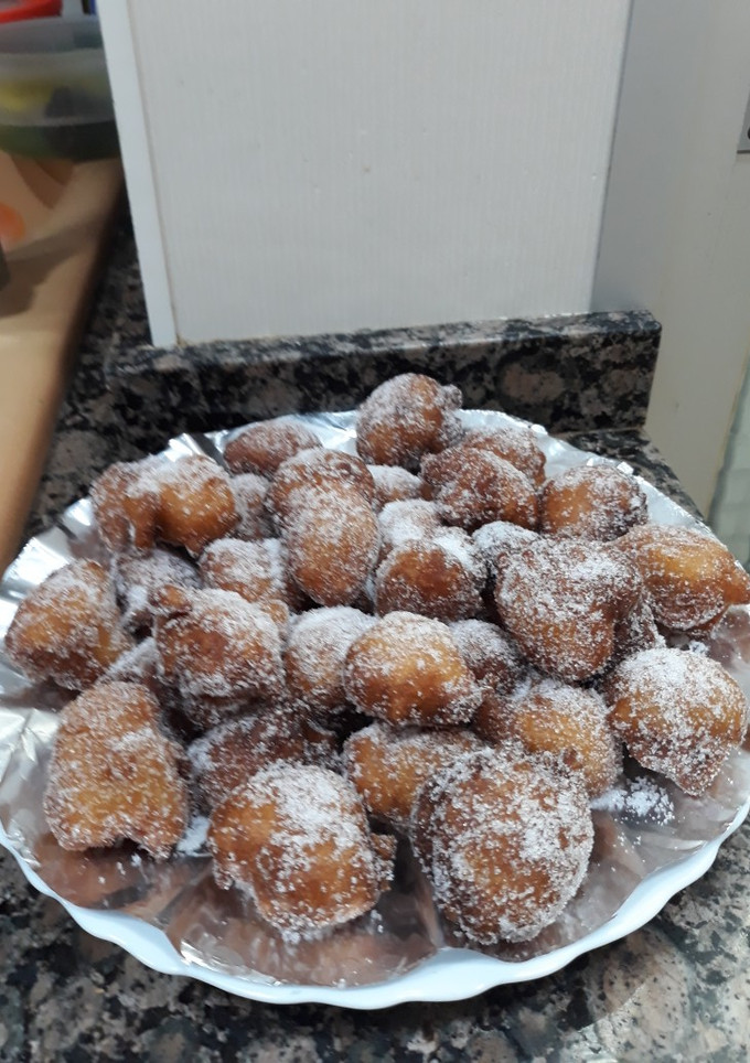 Una foto de Buñuelos de manzana