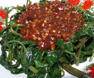 Resep mudah Rujak Kangkung Pantura Indramayu #maree Praktis Enak