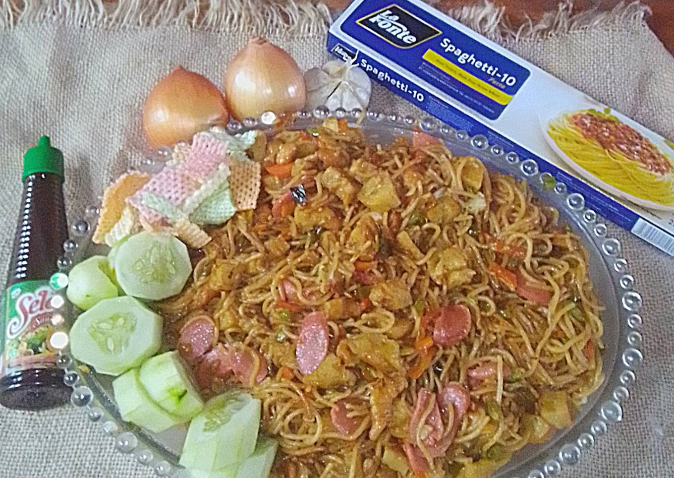 Spaghetti Goreng Mix Kekian n Sosis