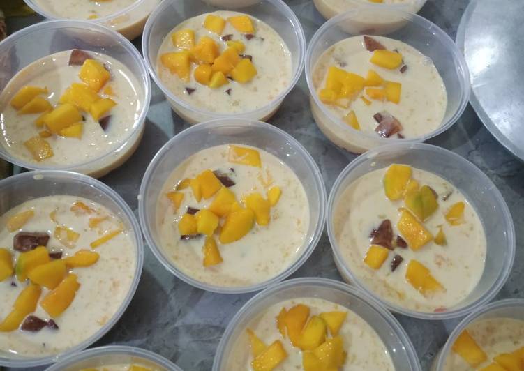 Bahan Menyiapkan Creamy Mango Sago yang Sempurna