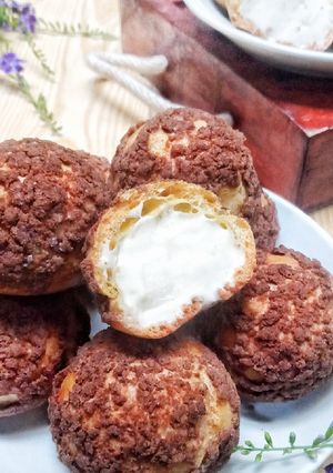 Foto resep Cream puff / choux au craquelin