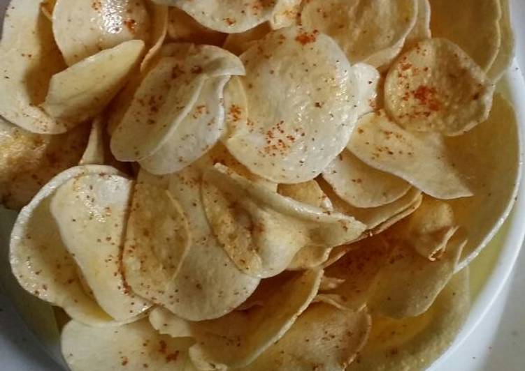 Recipe: Delicious Fried  Aalu chips