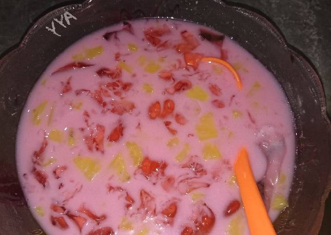 Resep Es Buah Jelly Kopyor Oleh Lovayyable Cookpad