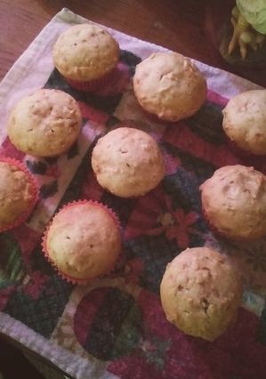 A picture of Warm and Toasty Applesauce Muffins.